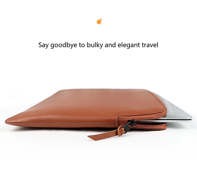 PU-Leder Laptop-Schutzhülle 13,3-15,6 Zoll Stoßfeste Schutztasche für MacBook Air Pro – Detail 14