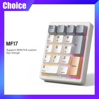 Magic-force MF17 Mechanical Numeric Wired Keypad Type-c RGB QMK/VIA External Notebook Finance Accounting Cashier Keyboard Gift