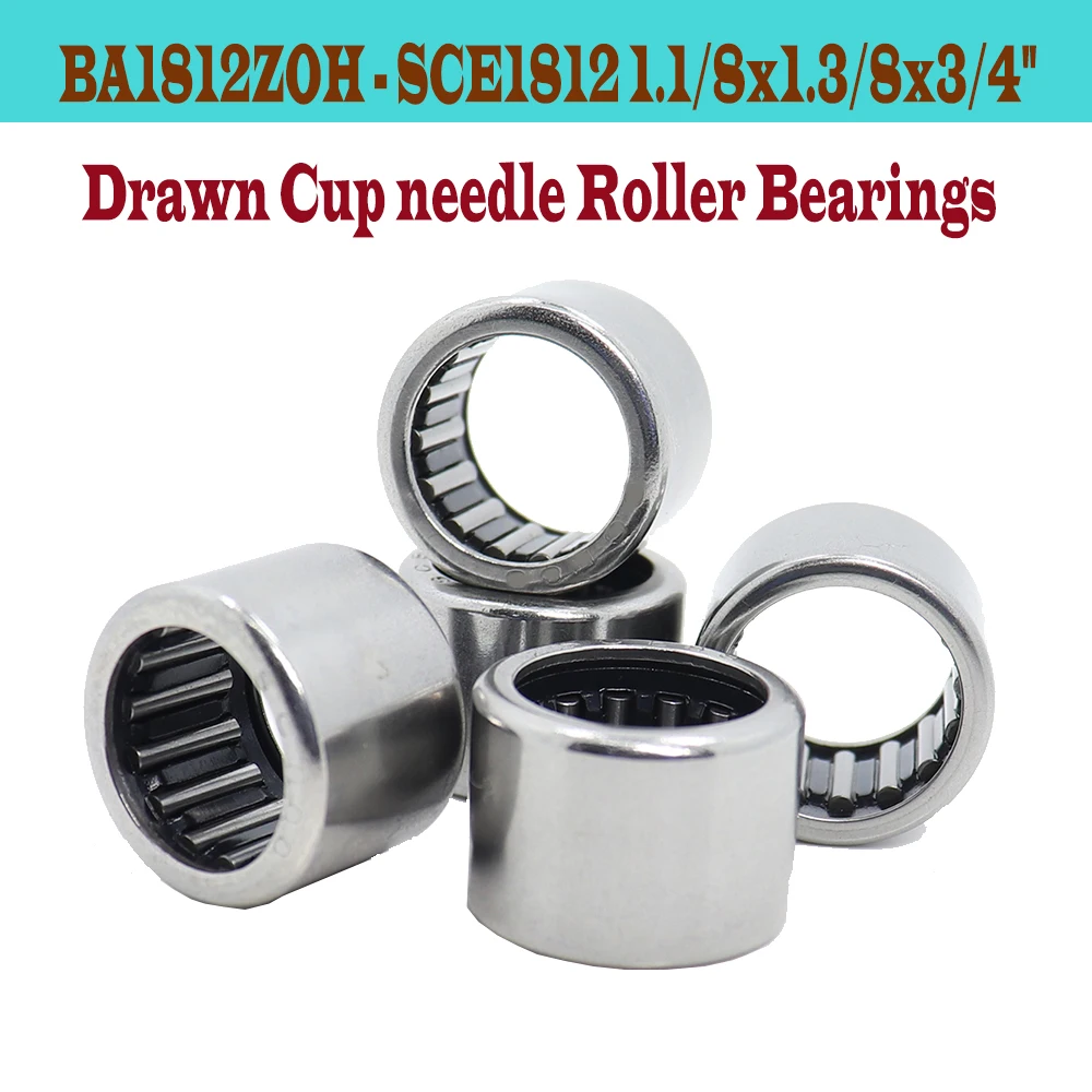 SCE1812 Bearing 28.575*34.925*19.05 mm ( 5 PC ) Drawn Cup needle Roller Bearings B1812 BA1812Z SCE 1812 Bearing