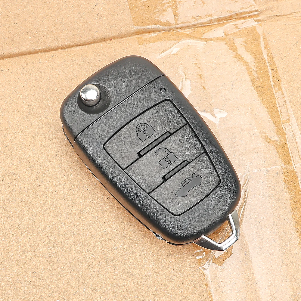 

Leo car remote flip key shell 3button for Special replacement parts for FAW Pentium series X40 X80 key shell