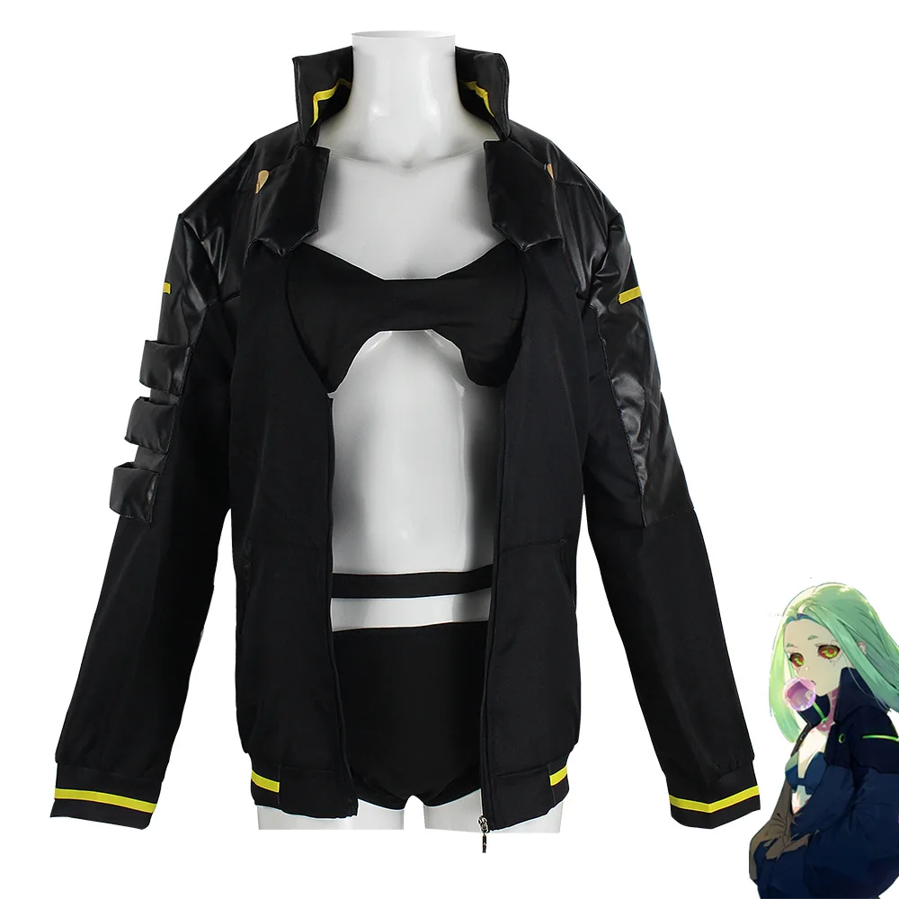 

Anime Rebecca Cosplay Costume Adult XS-XXL Size Women Uniform Coat Sexy Underwear Jacket Halloween Everyday Outfit Role Play