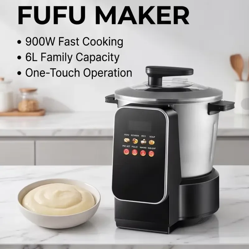 for Automatic Bird Nest Cooker Non Stick Pan Easy Operate Stainless Steel Portable African Traditional Food Processor Chopped