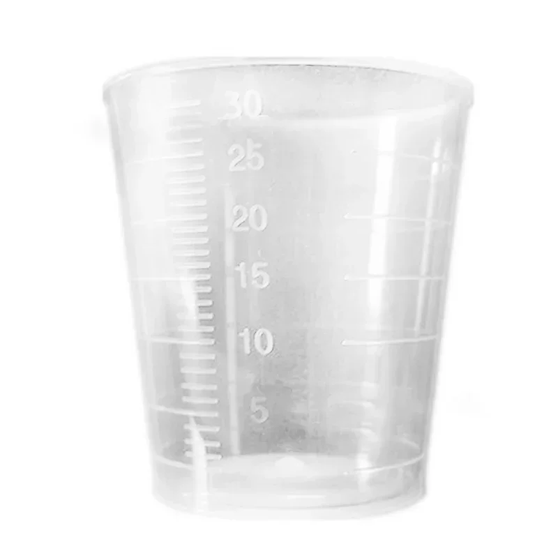 10PCS 15ml/30ml Transparent Clear Plastic Medicine Graduated Measuring Cup Container Kitchen/laboratory Tools Accessories Parts