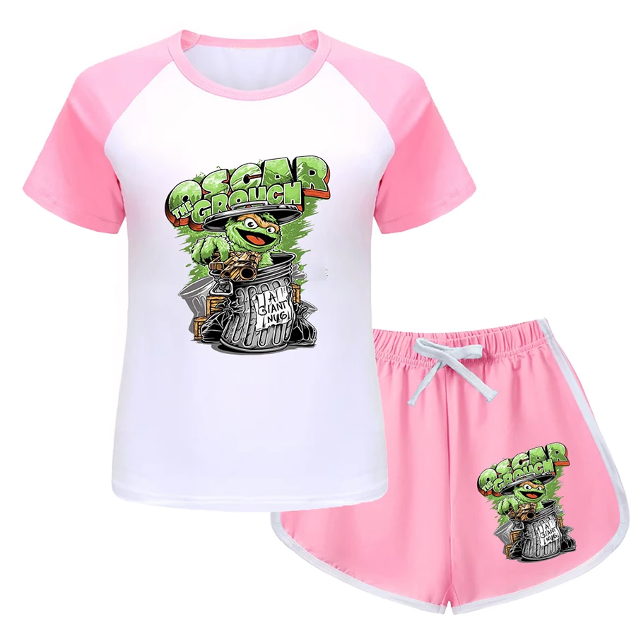 Комплект подносов «Оскар», летняя одежда, костюм для мальчика, комплект из двух предметов, шорты для детей, детский спортивный костюм, одежда для дома, блузка, короткая