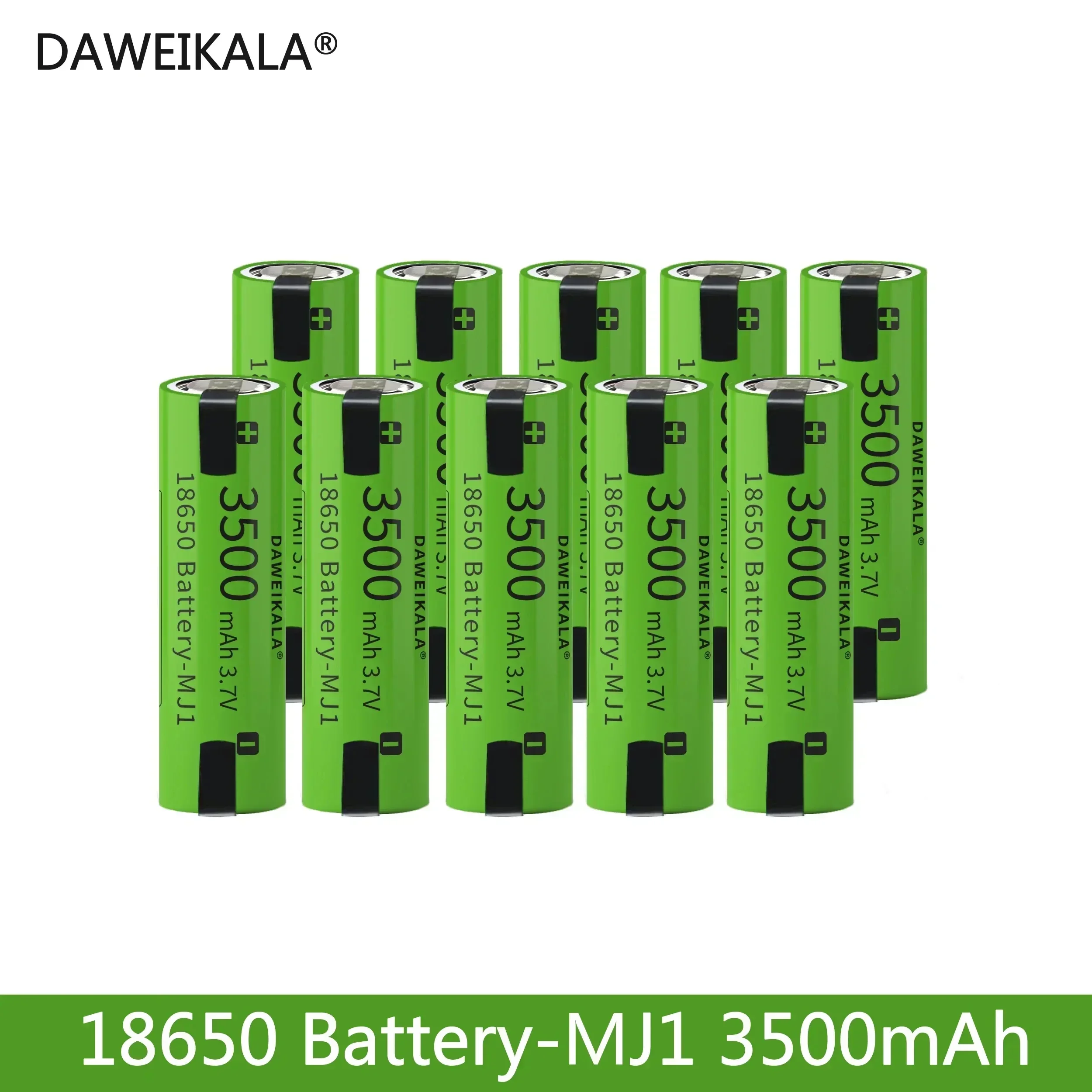 Daweikala 2024 100% Original MJ1 3500mAh battery 3.7 V Lithium ion battery 3.7 V 18650 battery 3500mAh, DIY nicke