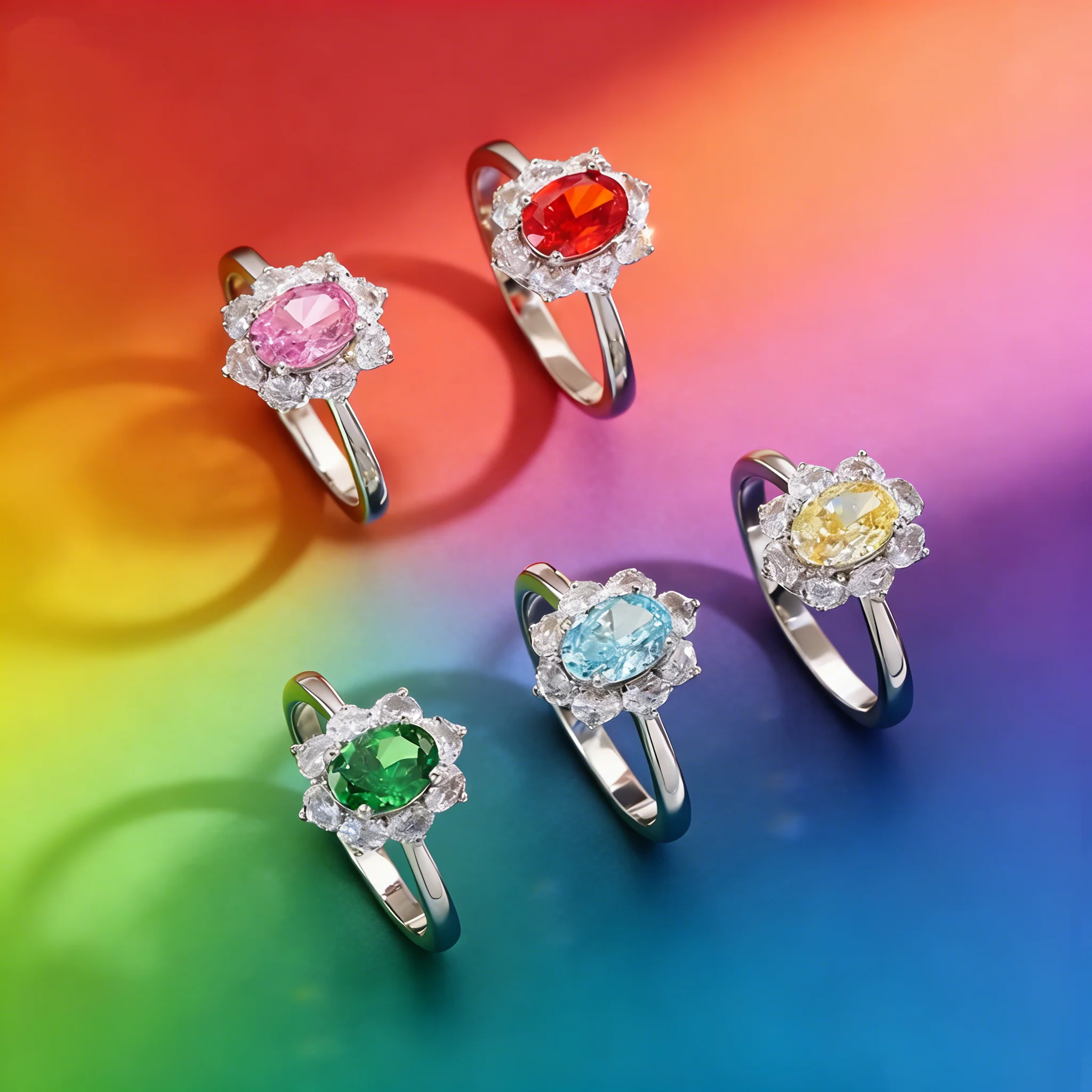 

Женское кольцо 2026 года из высококачественного серебра 925 пробы с кубическим цирконием, дизайн «Цветок льда» (Падма), универсальный подарок для коктейльных вечеринок