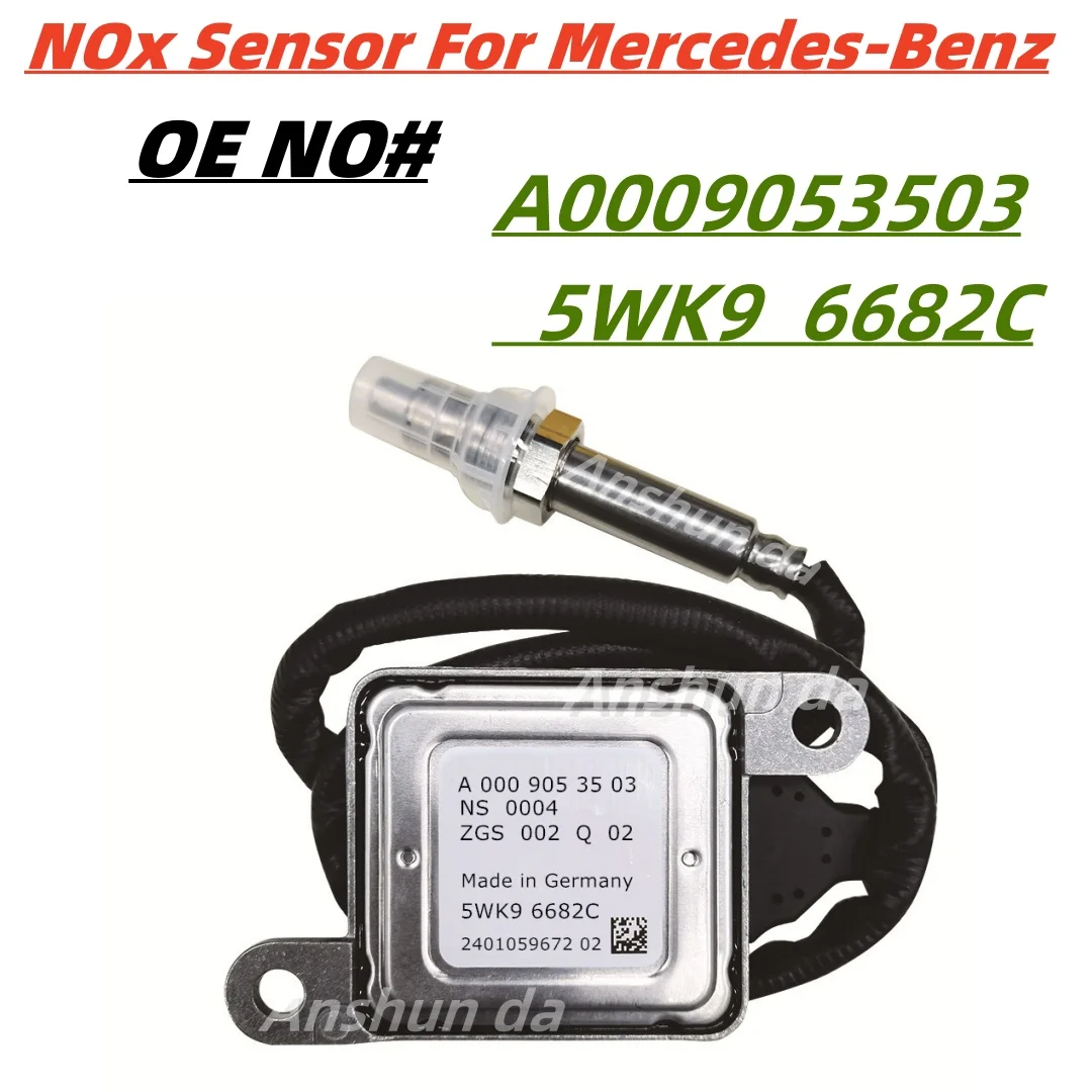 5WK96682C A0009053503 5WK96682D Original New Nitrogen Oxygen NOx Sensor For Mercedes-BenzW212 E250 W164 ML GL350 Spri