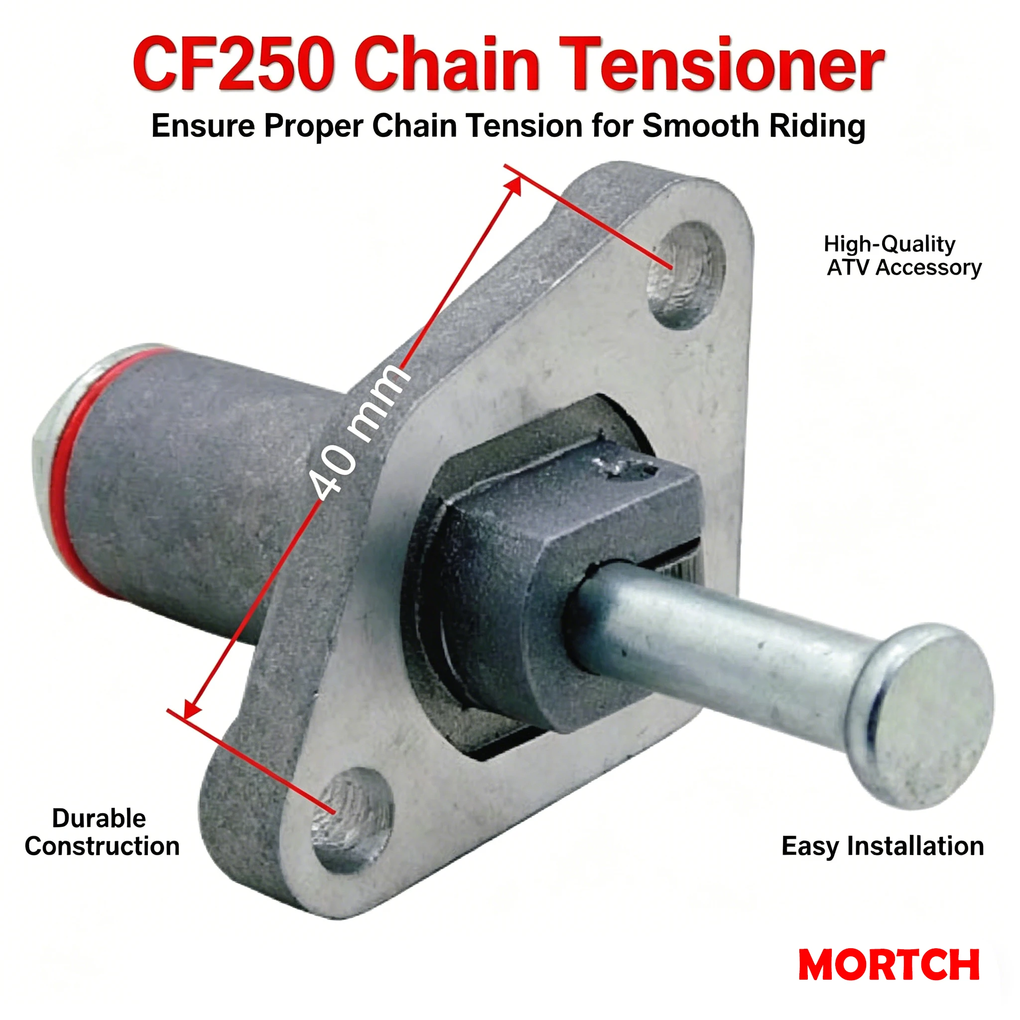 172mm Engine Chain Tensioner 250-5025 Compatible with Jonway JMstar CFMoto Scooter Motorcycle ATV CF250