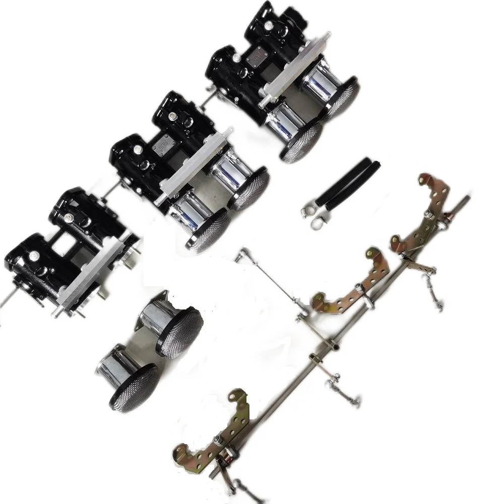 

FAJS NO TZ5-3-3-6 Three 45DCOE Throttle Bodies Conversion Kit for In-line 6-cylinder Engine and Top Rod Linkage,without Manifold