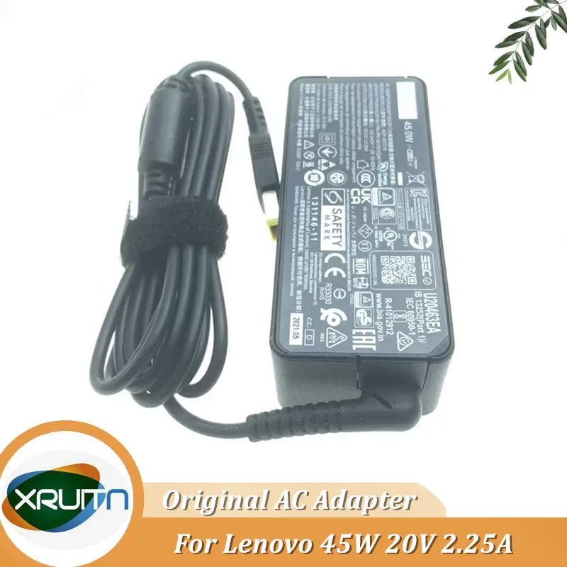 Original ​For LENOVO IDEAPAD ​S210 S210T K2450 YOGA 11S Power Supply Laptop Charger 45W 20V 2.25A ADP-45TD B  AC Adapter 00HM615