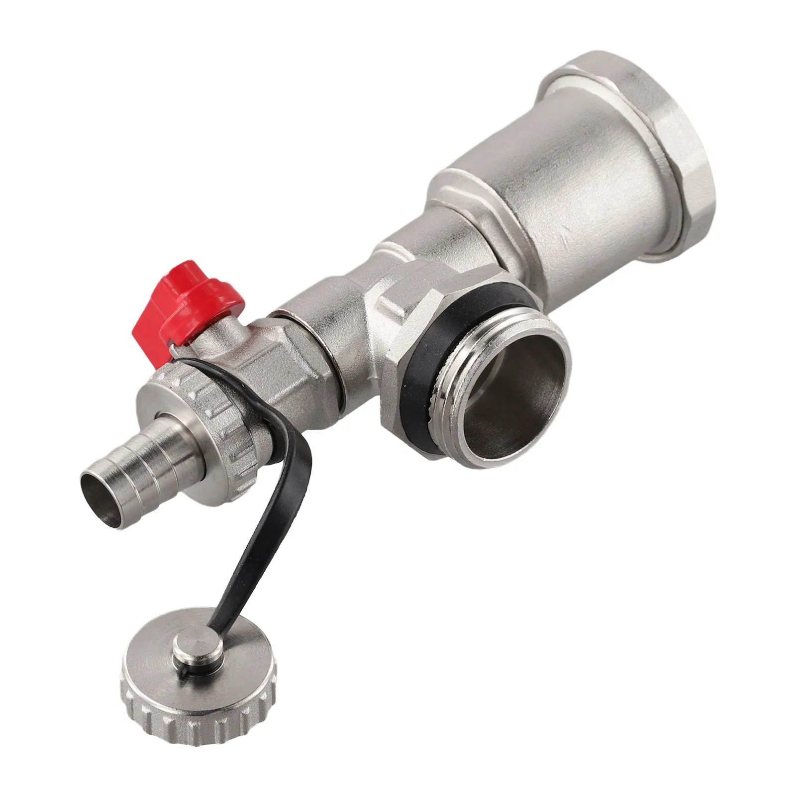 G1 DN25 Brass Heating Distributor with Automatic Bleeder and Drain Taps for Reliable Heating System Integration