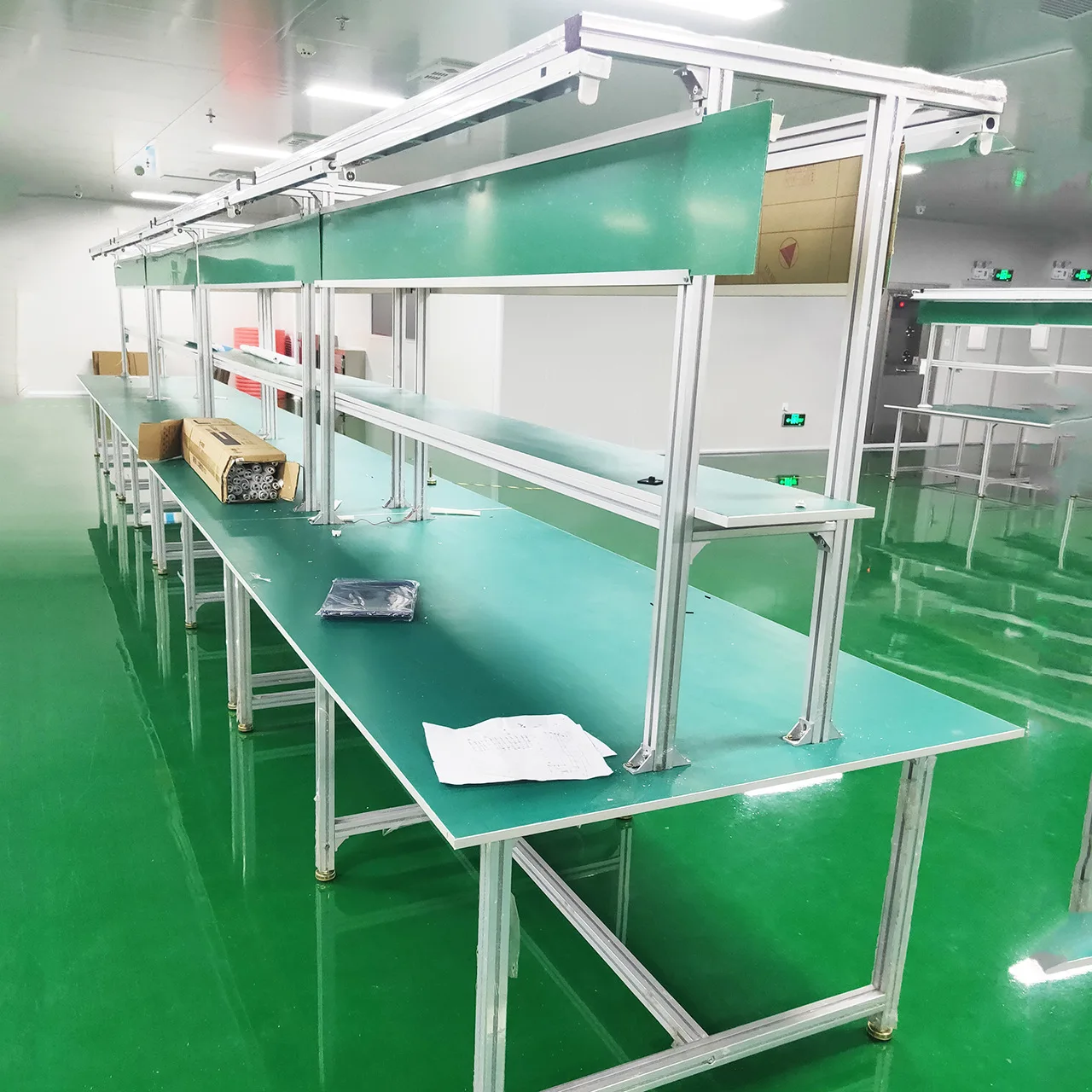 Neu anti-static workbench, table workshop packing bench, assembly repair table, electronic factory operation bench, experimental