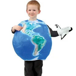Girl Planet Earth Day Globe Halloween Purim Carnival Fancy Dress Up Boy Round Earth Costume For Child