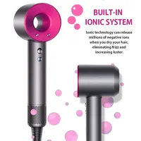 2025 New Professional Leafless Constant Temperature Negative Ion Attachment 5 Powerful Home Travel Portable Electric Hair Dryer