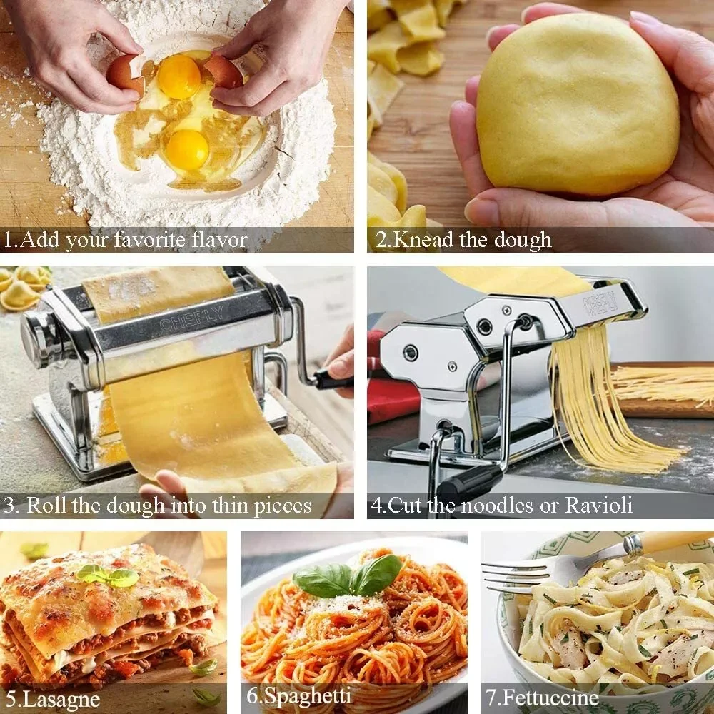 Stainless Steel Fresh Pasta Maker Roller Machine 4