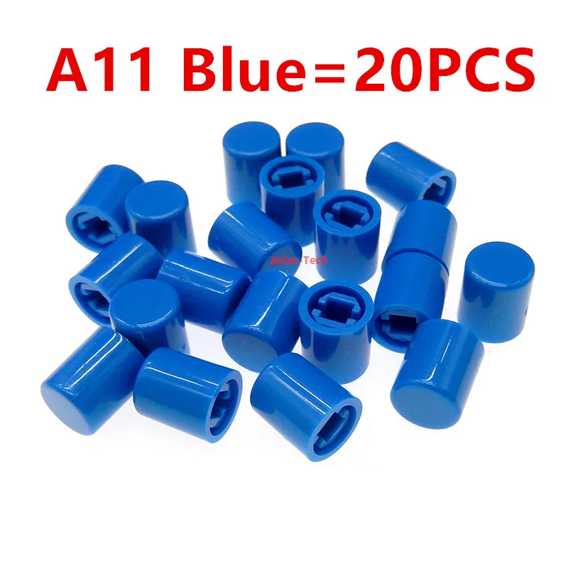 20/50Pcs Plastic Cap PS-22F03 Push Button Switch Lid Cover A03 A11 direct key switch cap for button switch high 10MM