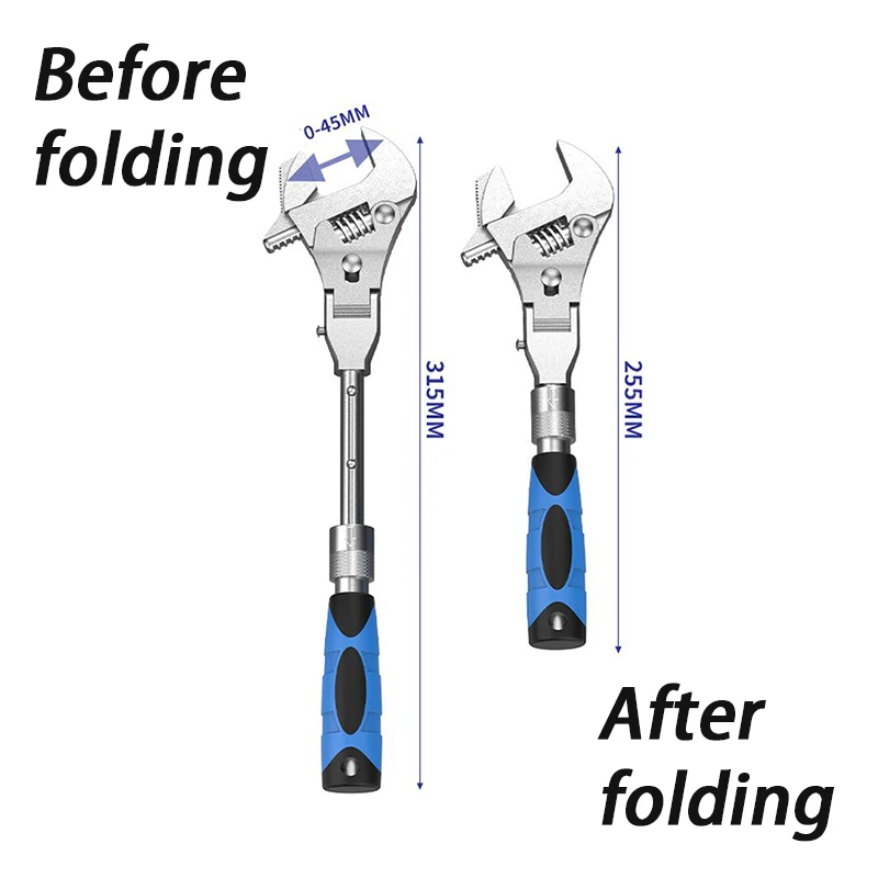 Klucz Mechaniczny Profesjonalny Warsztat Mechaniczny Klucz Wielofunkcyjny Skalowalny Składany Klucze Ręczne Domowe