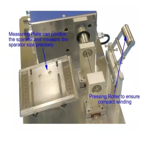 

Lab 18650 26650 32650 Lithium Pouch Cell Cylindrical Battery Electrode Winder Winding Machine Equipment for Cylinder Cell