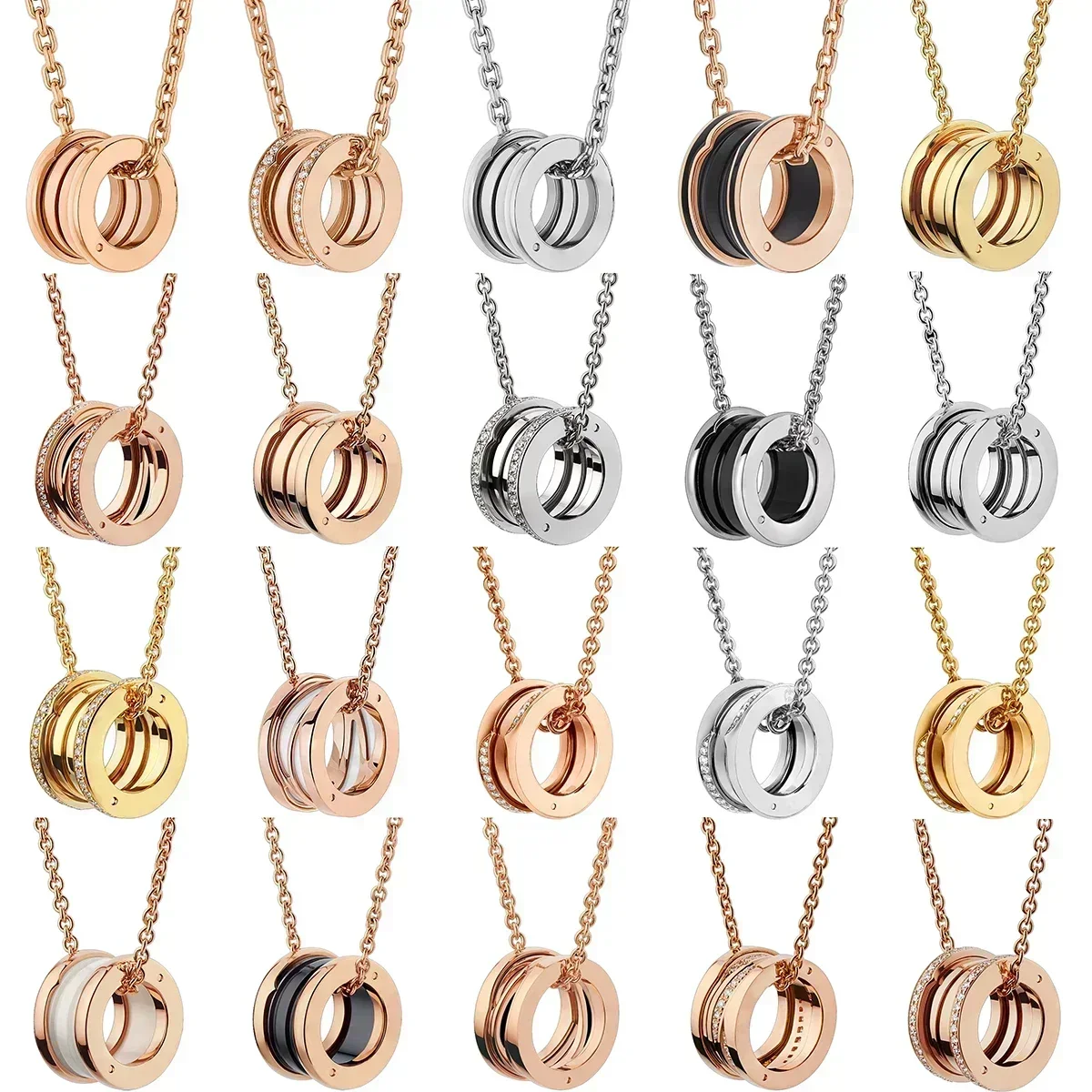 

High Quality S925 Silver Fashion Women's Pendant Necklace Unique Spiral Design Pendant Suitable for Banquet or Holiday Gifts