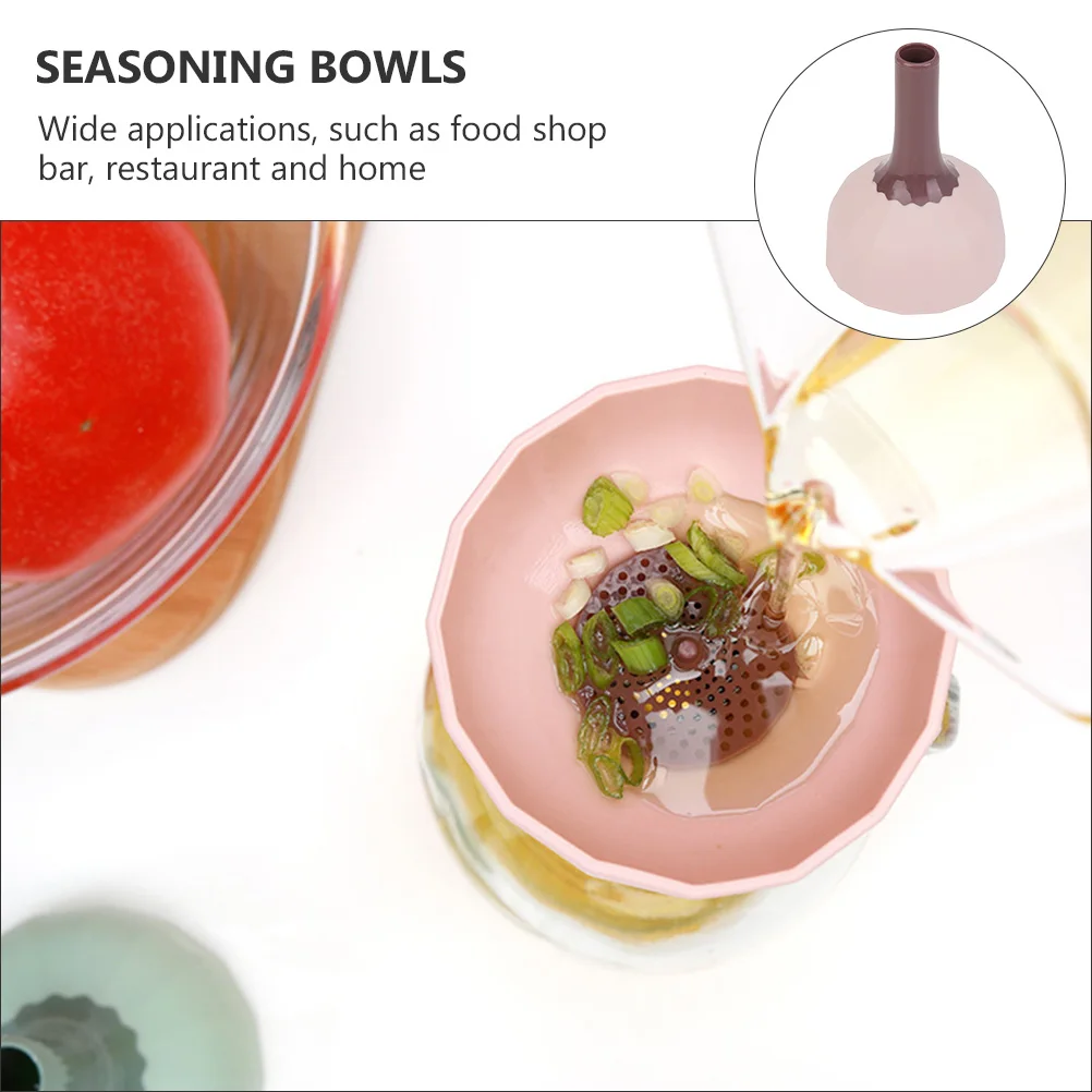 

Wide Mouth Kitchen Funnels Small Oil Funnel PP Material Smooth Surface Seasoning Plates Multipurpose Lightweight Dishes