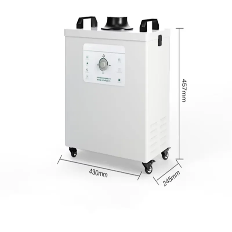 

Strong Suction Welding Smoke Purifier, Single/Double Flexible Suction Arm Fume Extractor for Plasma Cutting & Soldering