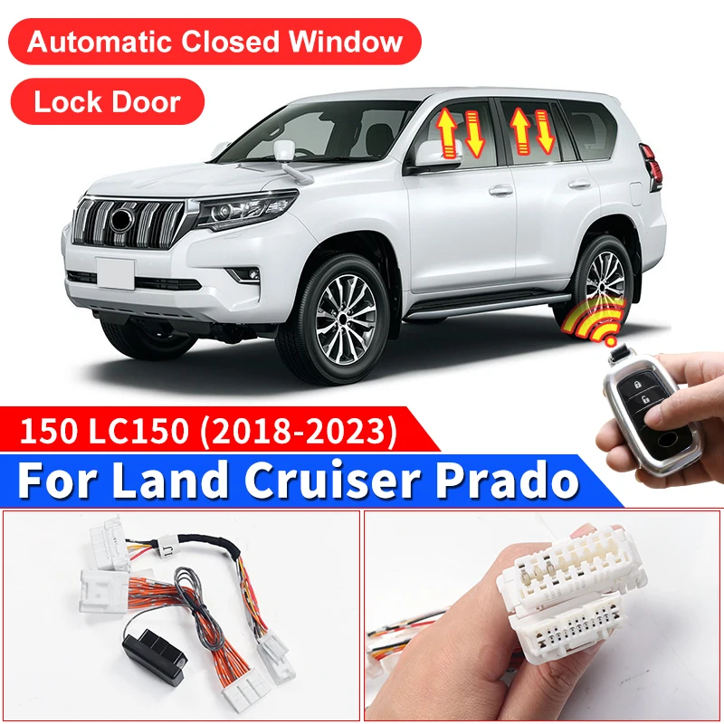 

Automatic Closed Window + Lock Door OBD Module for Toyota Land Cruiser 150 LC150 FJ150 2018-2023 2022 2021 Interior Accessories