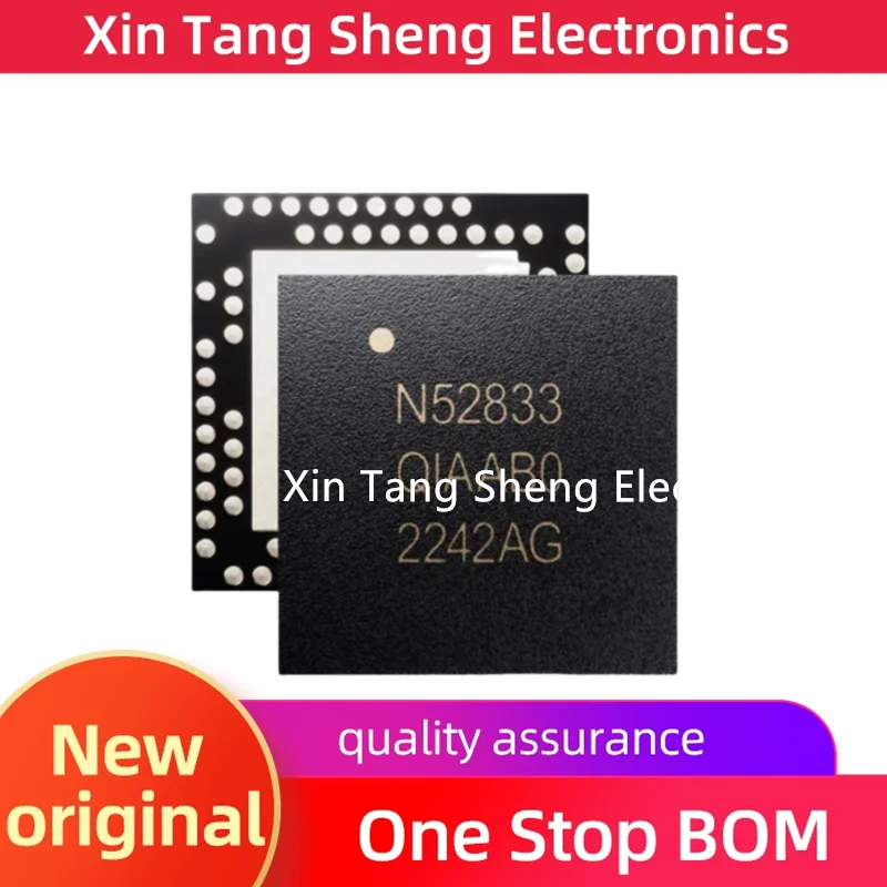 

Original NRF52833-QIAA-R NRF52833-QDAA QFN transceiver chip Bluetooth chip