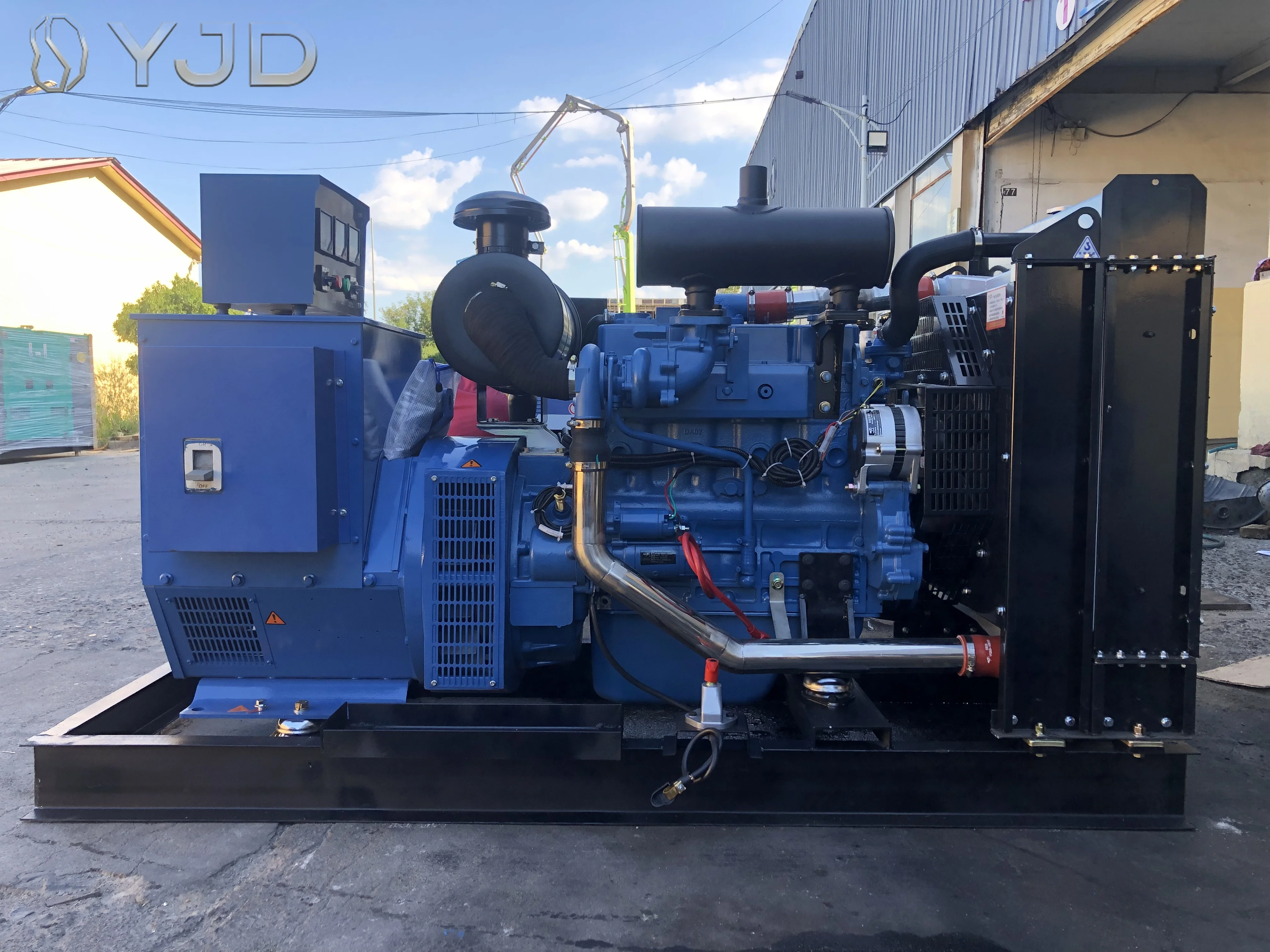 Yuc-hai YC4A140L-D25 100KW 125KVA Diesel Generator Auto Start ATS CE Certified Power Supply 50/60Hz Open Type 1500/1800RPM