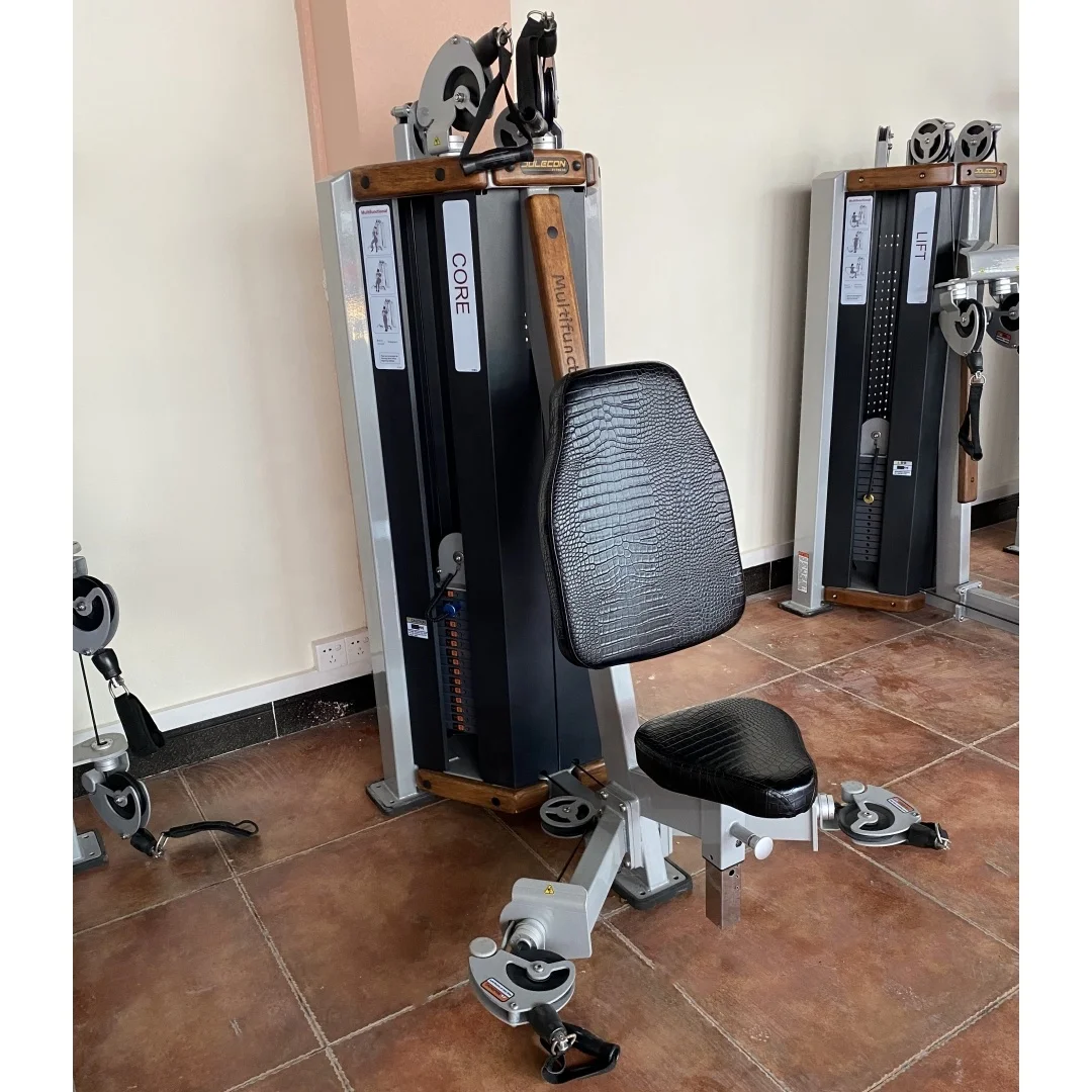 White Styles Lat Pulldown Lowrow Pulley Gym Equipment Multi Functional Machine