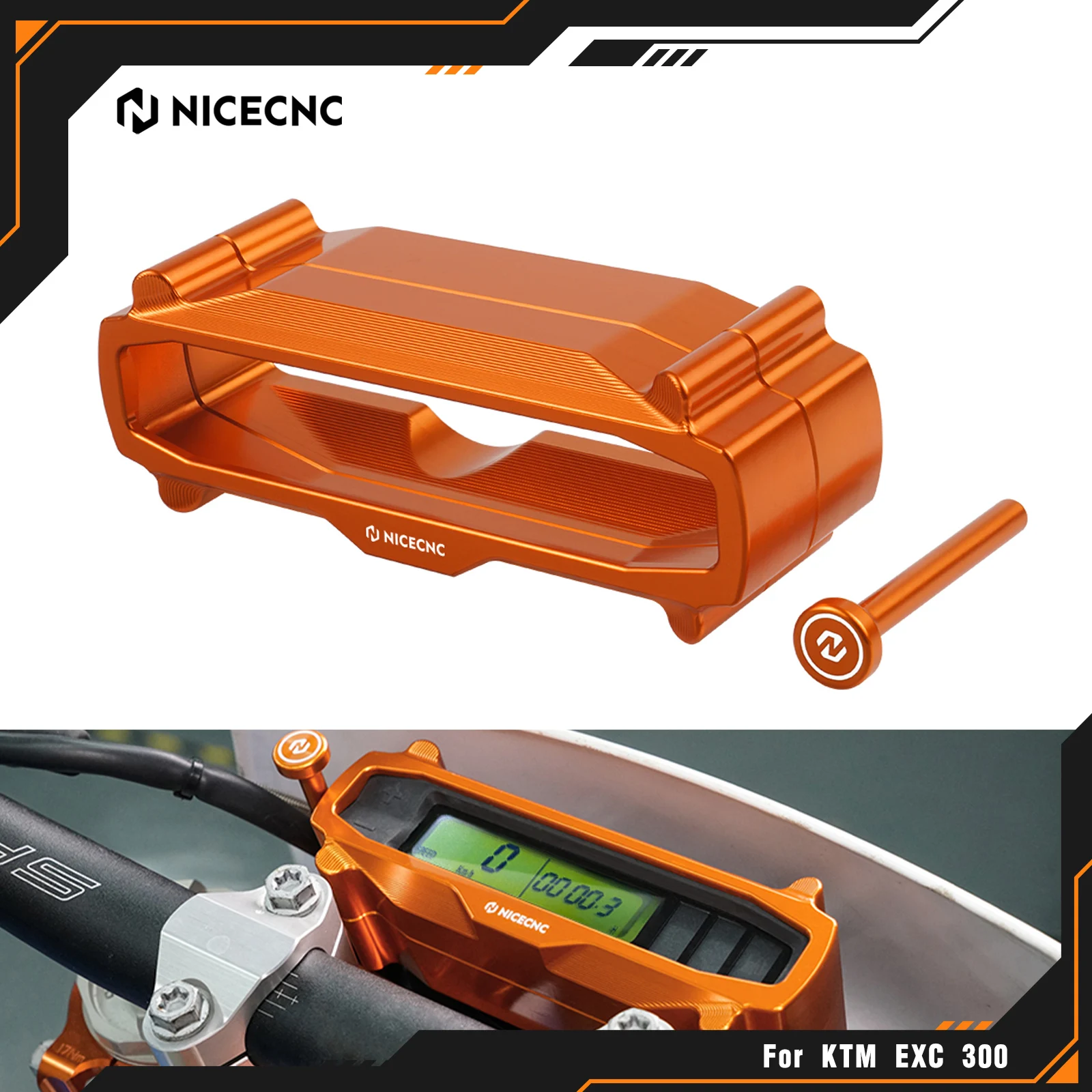 NICECNC For KTM EXC 300 EXC TPI 300 EXC-F 350 XCW 500 XCF-W 250 Six Days TPI 125 150 200 450 2015-2022 Speedo Odometer Protector
