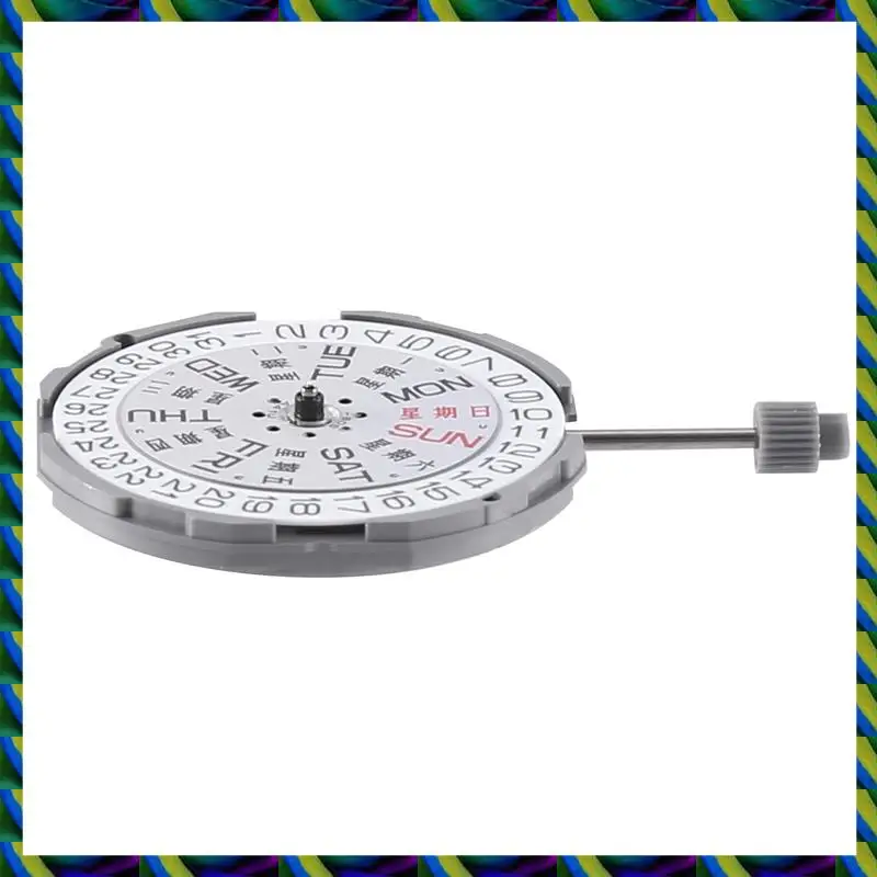حركة كوارتز GM02 يومية تقويم مزدوج 3Pin ساعة رقمية حركة أسبوع التقويم ملحقات الساعة