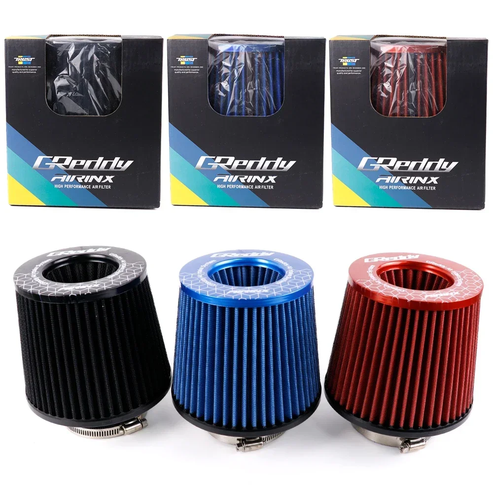 AIRINX GReddiスタイル 3インチ 76mm スーパーパワーエアフィルター