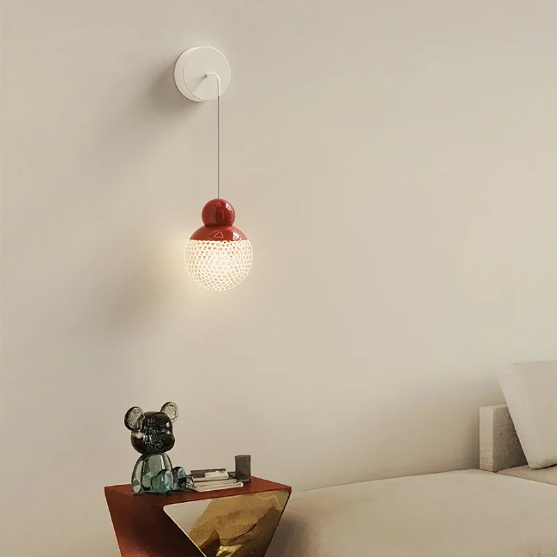 

Bedroom bedside lamp living room spotlight spotlight background wall creative decoration wall lamp with switch staircase light