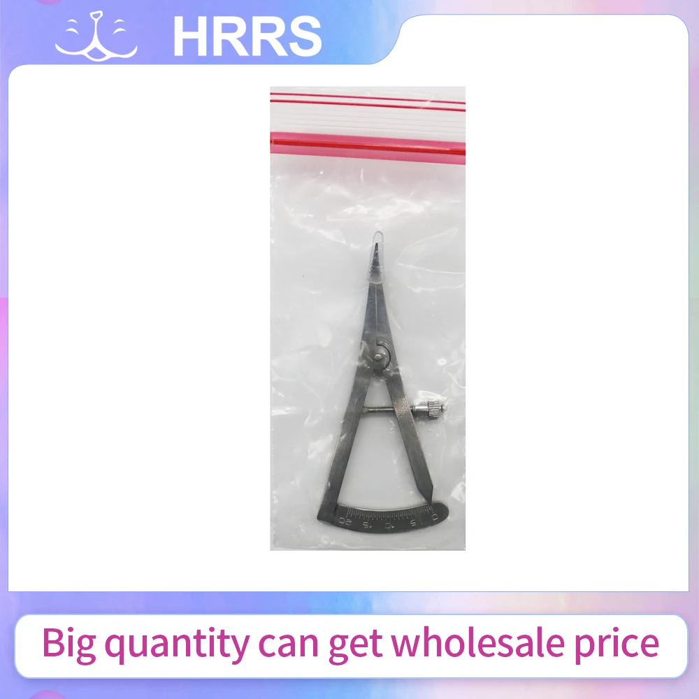 

1 шт., стоматологический штангенциркуль, эндодонтическая линейка из нержавеющей стали, измерительный инструмент с изогнутой и прямой головкой для стоматологической лаборатории