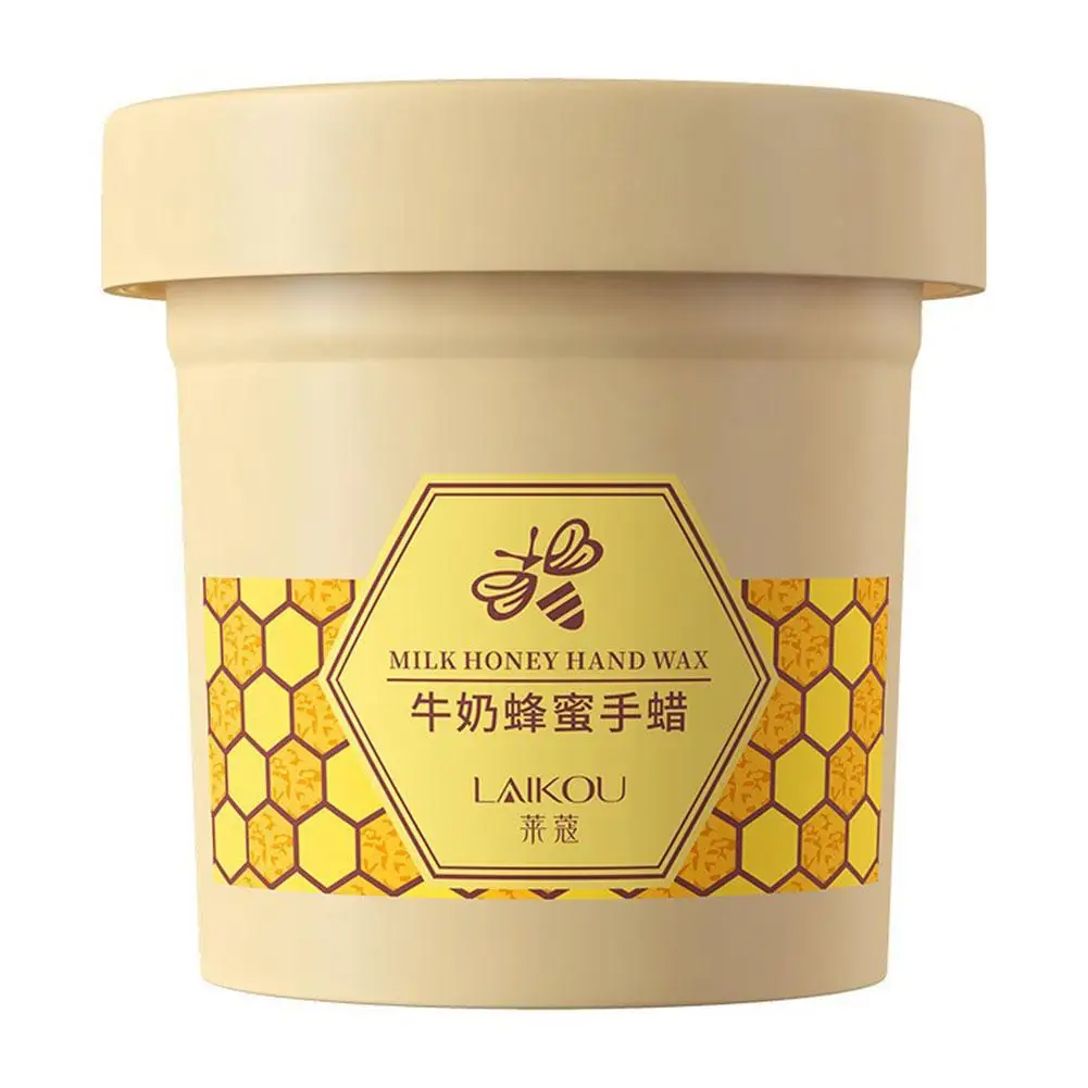 Honey Milk Hand Wax Hand Mask Smoothes and Brightens Skin Moisturizing Exfoliating Nourishing Hands Skin Care Products Daily