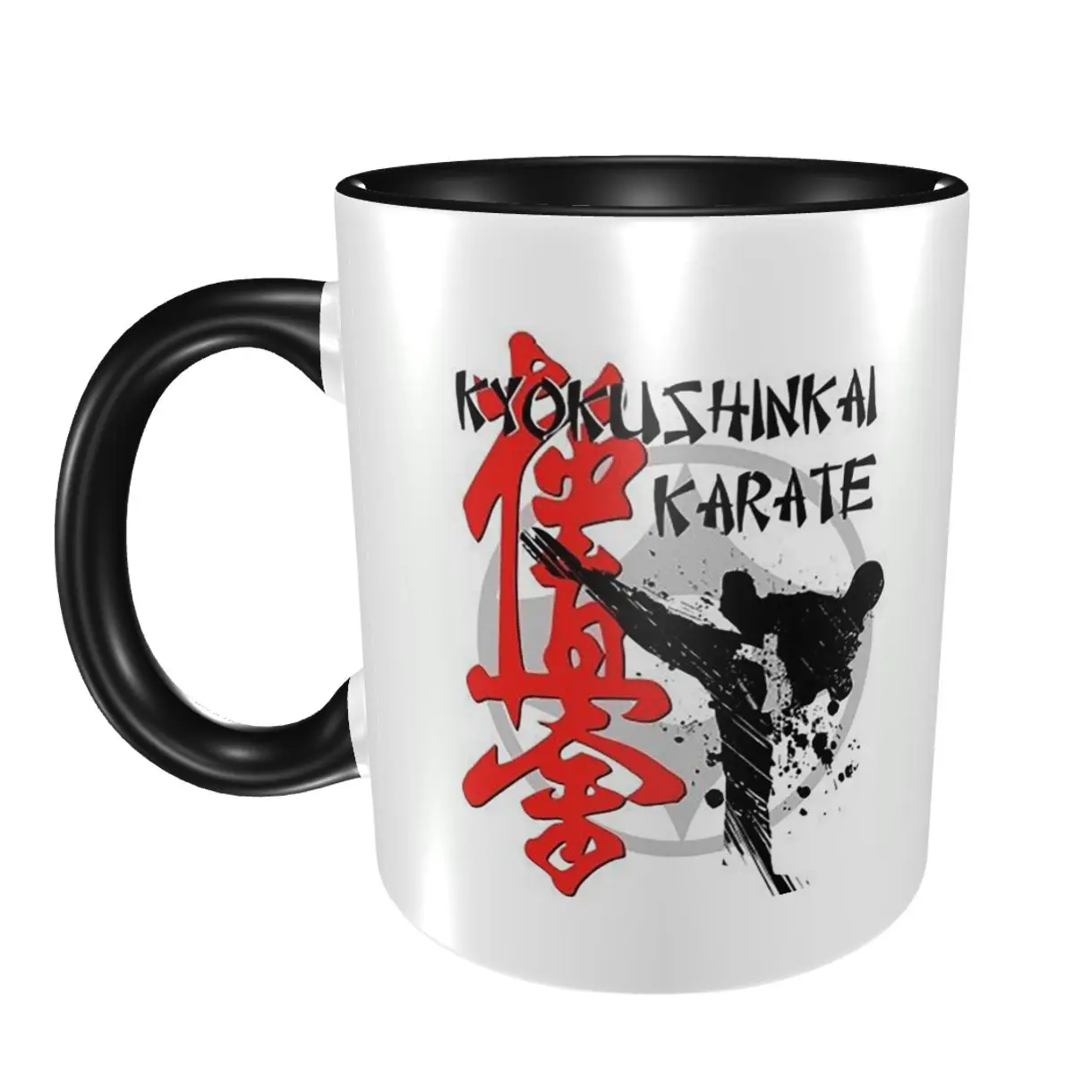 

Kyokushin Karate Bushido Values Mug Funny Ceramic Coffee Cups Tea Mugs Milk Cup Drinkware Gift for Woman Man