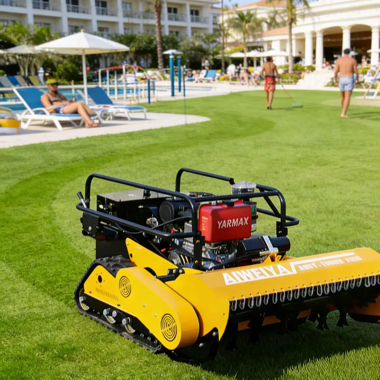 

Customized CE EPA Marked Remote Control flail Mower Industrial Grade High Horsepower Device with Snow Plow Factory Direct