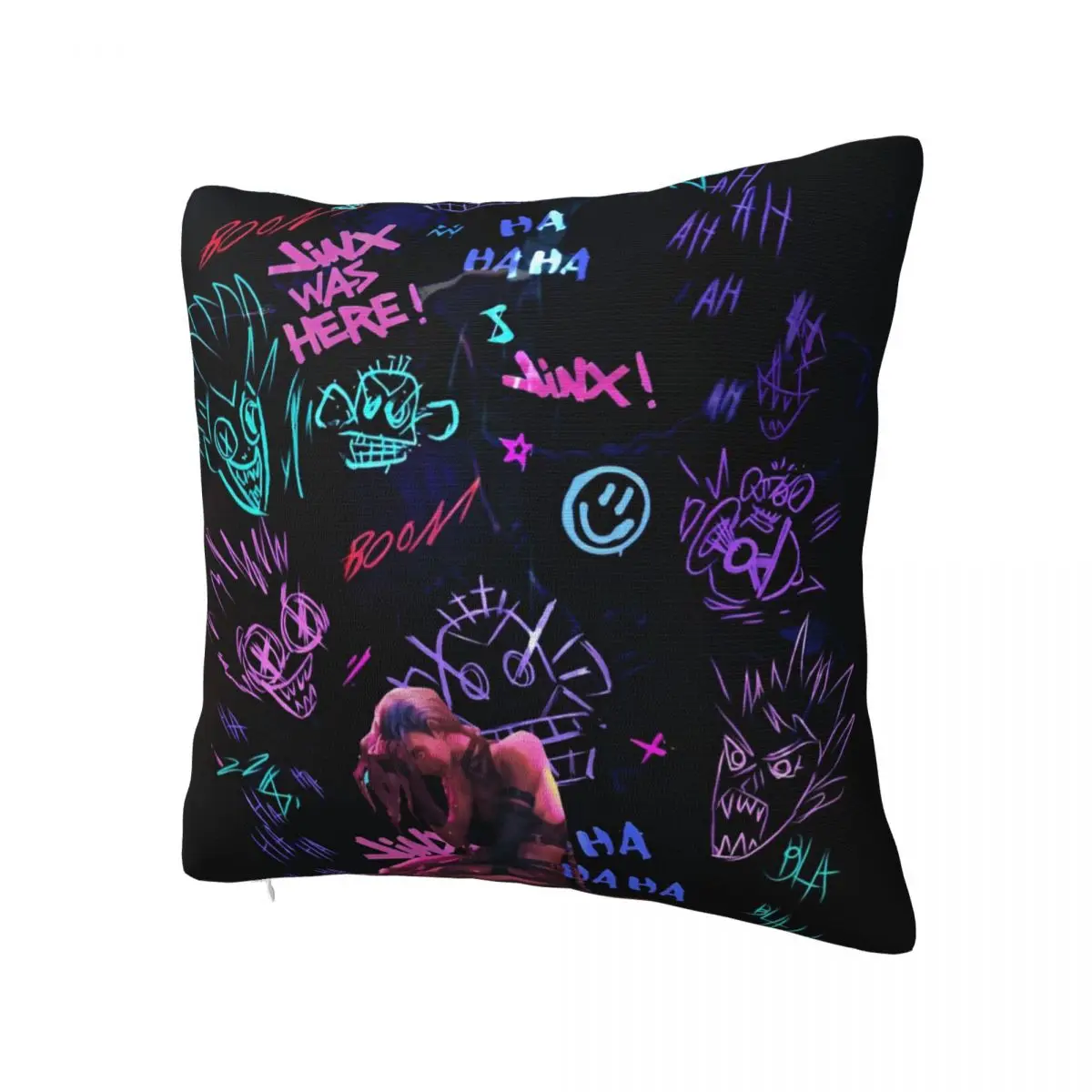 Pillow Case Arcane Cartoon Printed Soft Pillow Cover Fashion Cushion Cover Custom DIY Pillowcases For Sofa Home Decorative