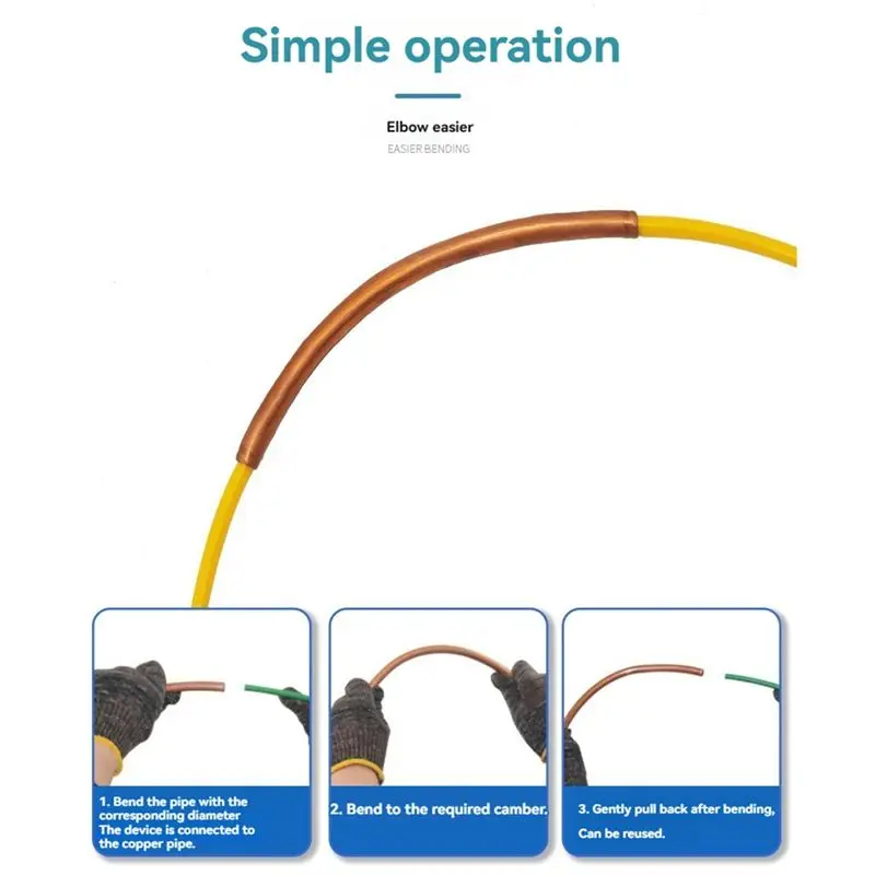 Easy Use Copper Tube Bender Kit For Air Conditioning Applications PE Plastic For Precision Bending