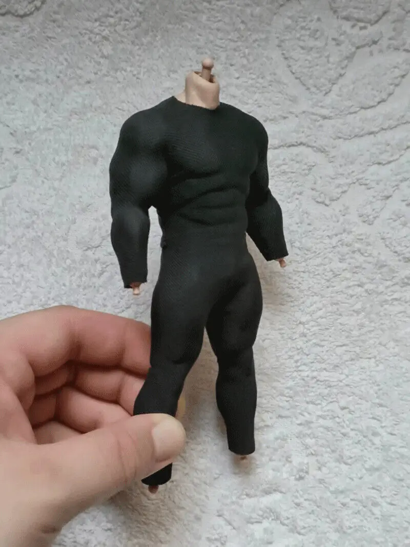 [GEEN figuur] Schaal 1/12 meerkleurige stoffen jumpsuit voor 6'' MUFF TOYS ADAM WWE