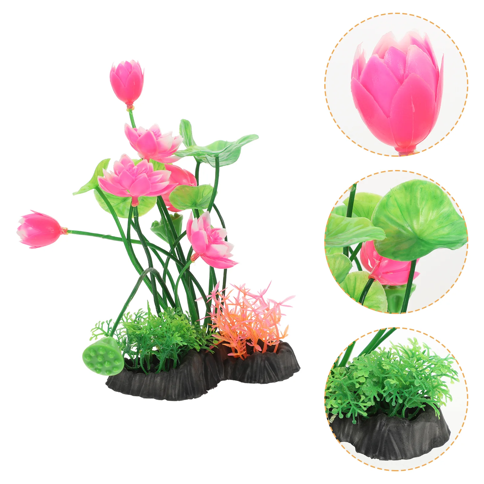 

Replaceable Aquarium Decor Small Plant Landscaping Fish Accessory for Tank Artificial Plants