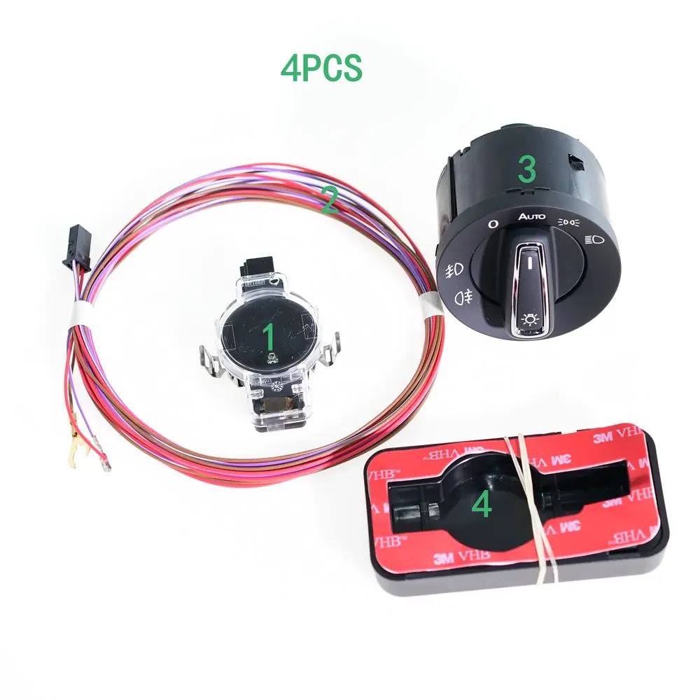 

Air Humidity Rain and Light Detection Sensor Automatic headlamp switch For Golf MK7 Q5 A4 A5 A6 A7 81D955547A 81D 955 547 A