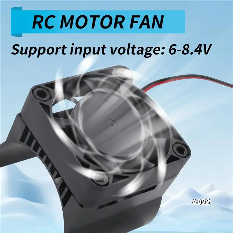 

3X 42Mm Motor Cooling Fan Heat Sink For Traxxas 1/10 E-Maxx E-Revo Summit Arrma 1/8 Kraton Talion Typhon RC Car,Black