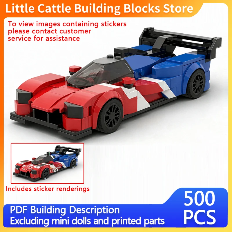 city-car-model-moc-building-bricks-tipo-6-prototype-racing-car-modular-technology-gifts-holiday-assemble-children-toys-suit
