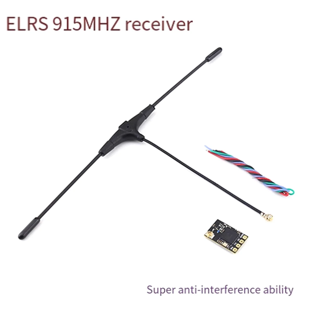 For ELRS Receiver 2.4G /915MHZ NANO RX Latency Long Distance High Refresh Rate for FPV RC Quadcopter Racing Drone