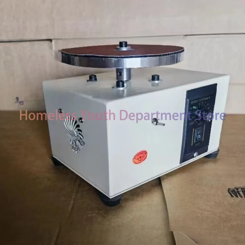 q150 Electric Knife Sharpener Bench Sander Electric Polisher Carving Knife Emery Plate Flat Polishing Grinding Machine 220V 100W