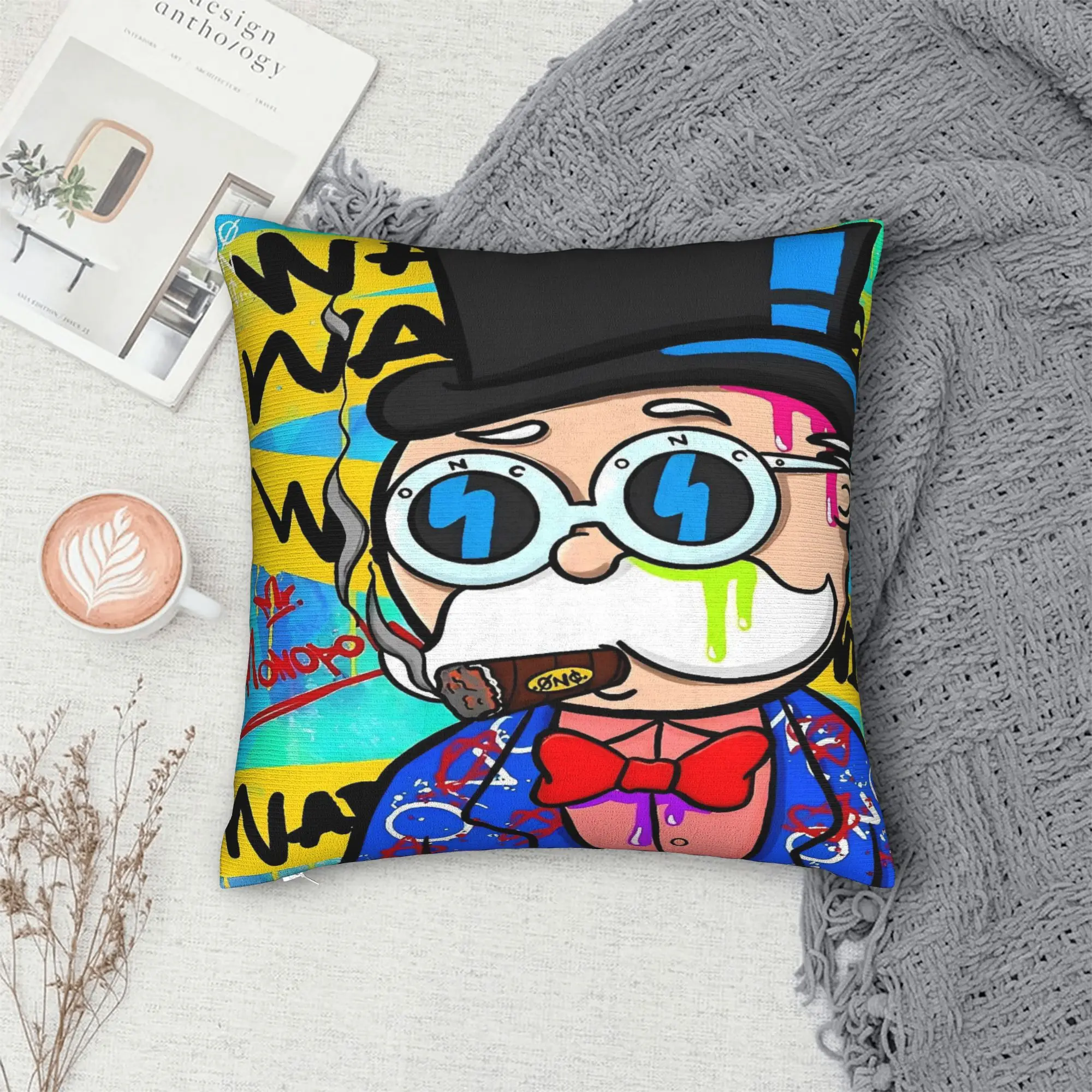 Pillow Cover Monopolys Money Dance  Fashion Pillow Case For Chair Sofa Home Decor Pillowcases
