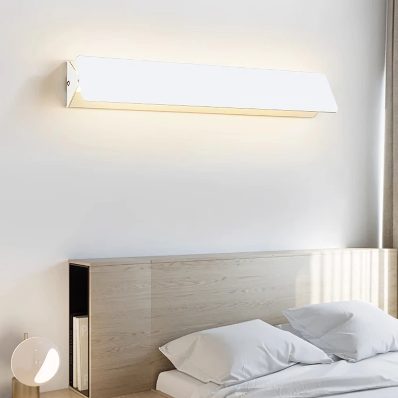 Bedhead wall lamp simple and modern LED home lighting living room bedroom study room hotel room lamp creative idea