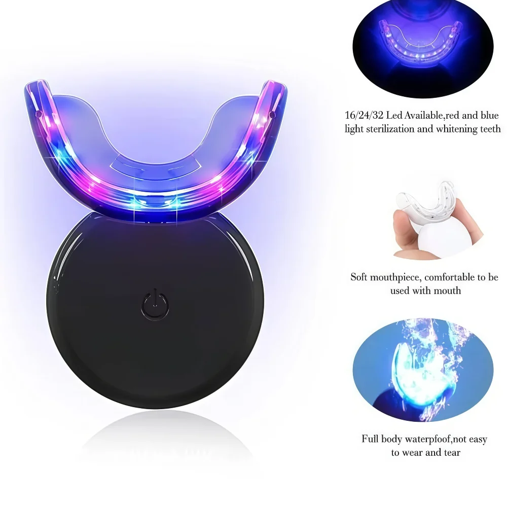 Customizable Oral Blue Light Therapy Device, Immediate Tooth Pain & Gum Sensitivity Relief Treatment
