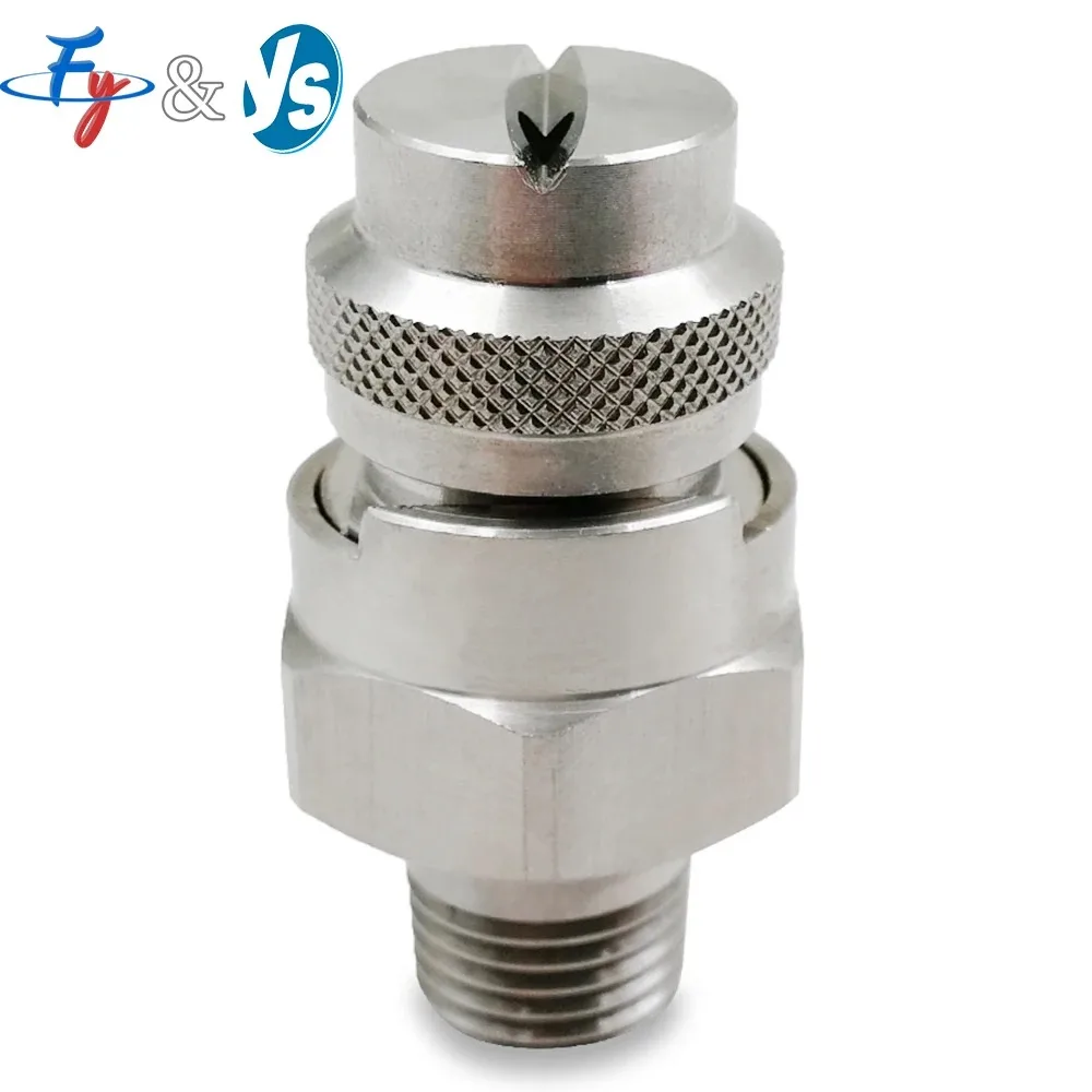 

Stainless Steel Quick-Dismantle Nozzle - Full Cone/Flat Fan V-Jet Spray for Industrial Washing & Cooling Systems